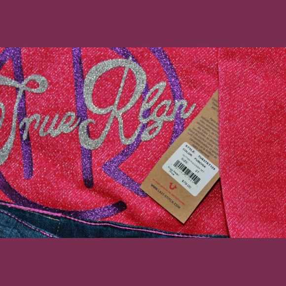 True Religion Fuschia 2 piece outfit - Picture 5 of 5